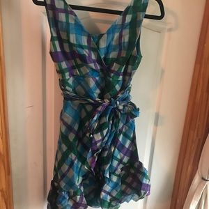 Anthropologie Anna Sui Plaid Dress